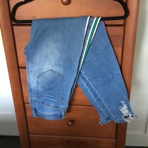 Tuxedo stripe jeans